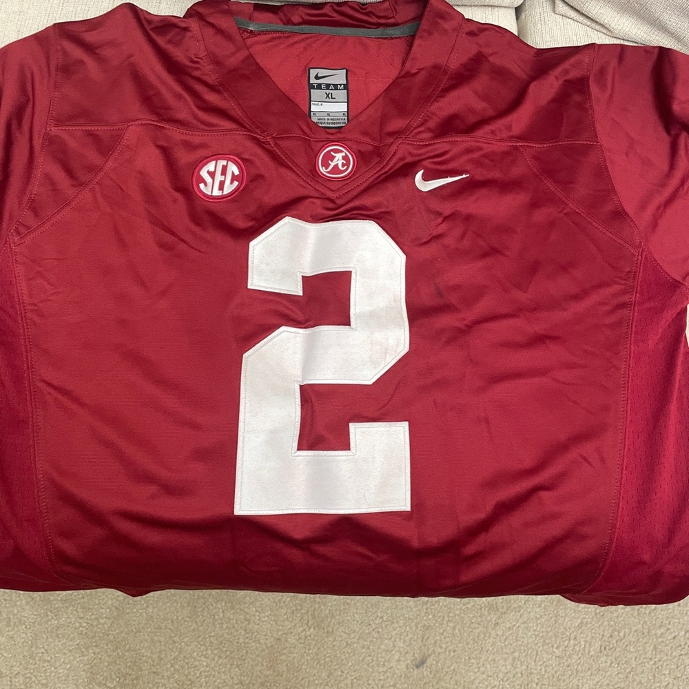 Jaylen Hurts Nike Red Team Jersey XL